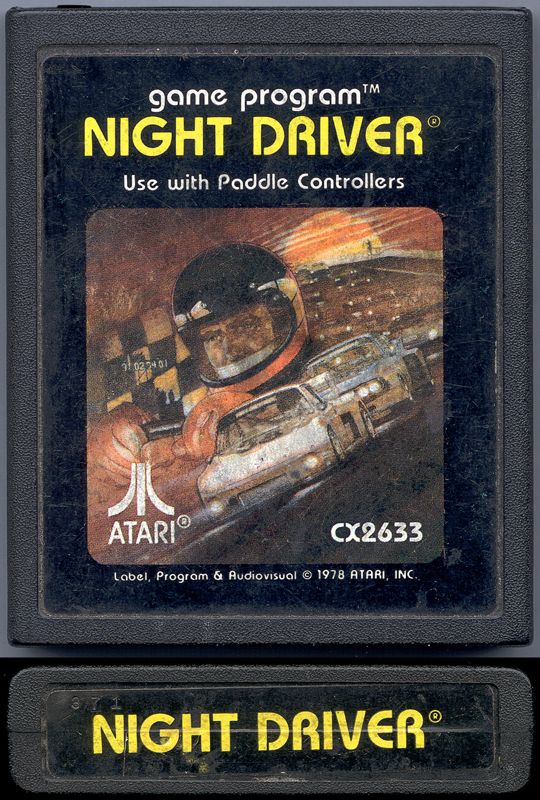 Night Driver Atari 2600 Media