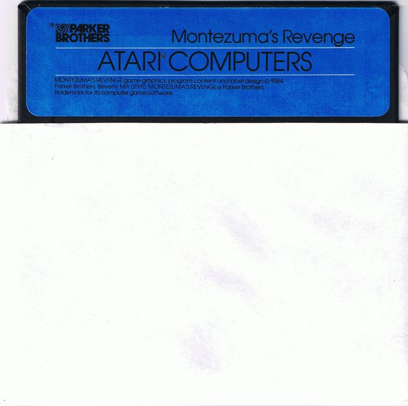 Montezuma&#x27;s Revenge Atari 8-bit Media side B; Atari 