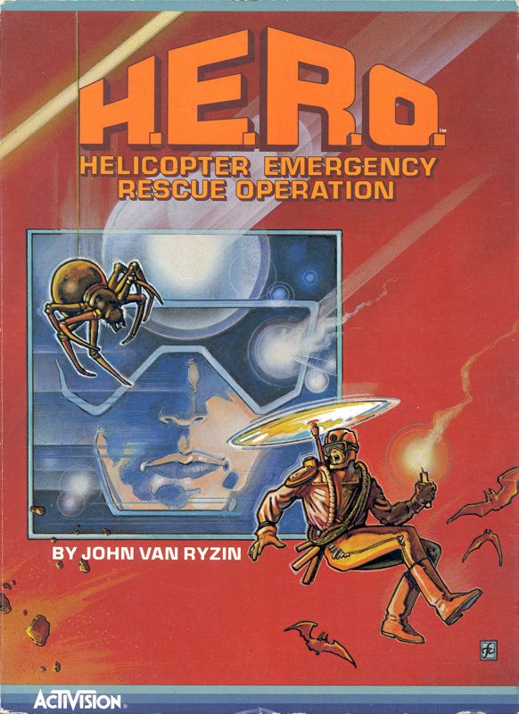 Atari vide H.E.R.O. 2600 Rétro Ordre du héros patchs Activision Patch