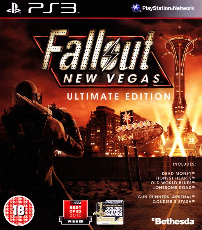 Fallout: New Vegas - Ultimate Edition (2012) PlayStation 3 box cover