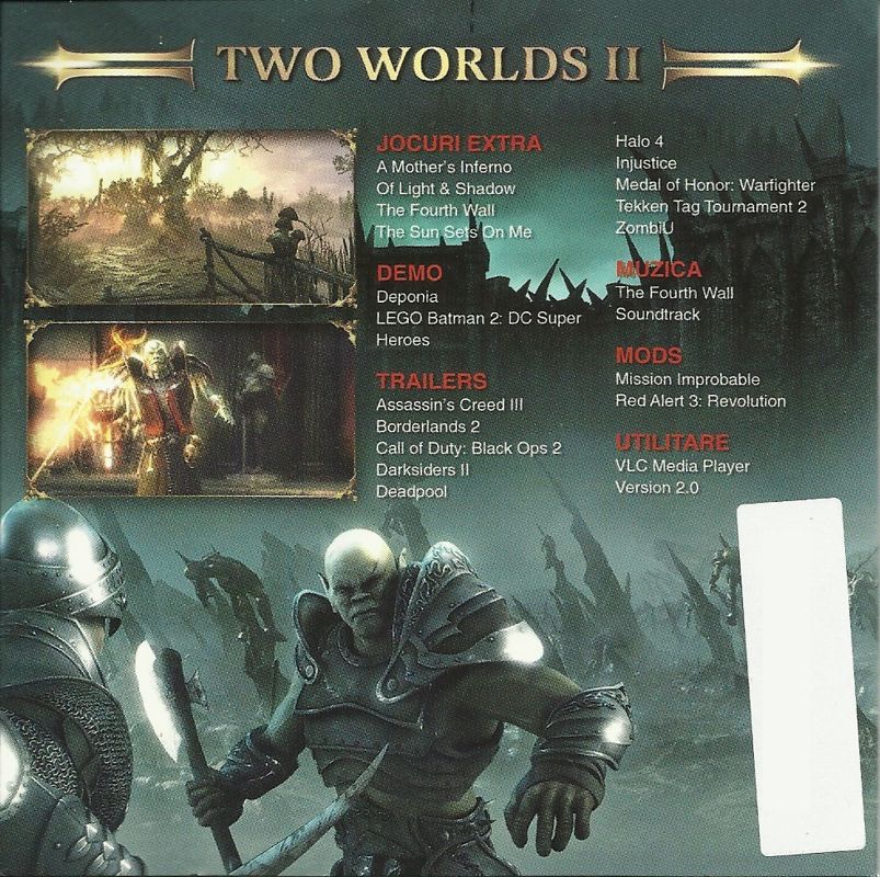 Two Worlds II Windows Back Cover