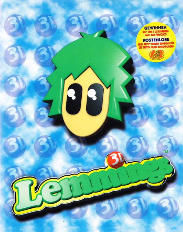 Lemmings 3D (1995) box cover art - MobyGames