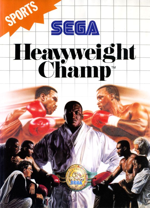 James "Buster" Douglas Knockout Boxing SEGA Master System Front Cover