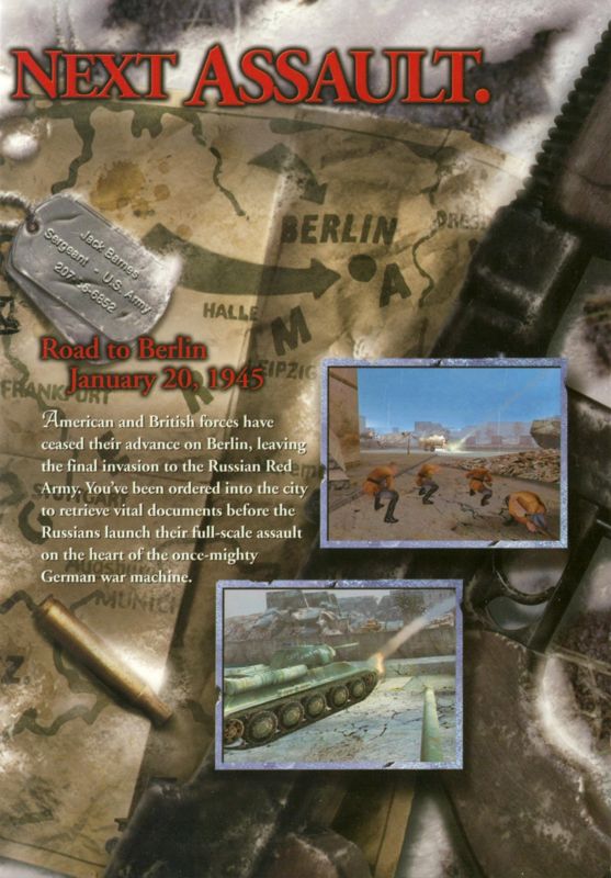 Medal of Honor: Allied Assault - Spearhead Windows Inside Cover Right Flap