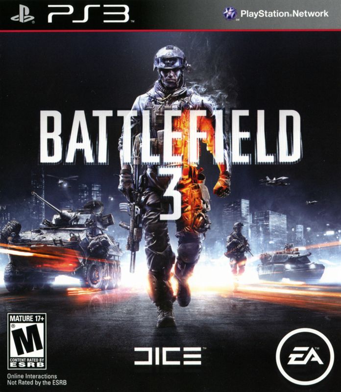 Battlefield 3 PlayStation 3 Front Cover