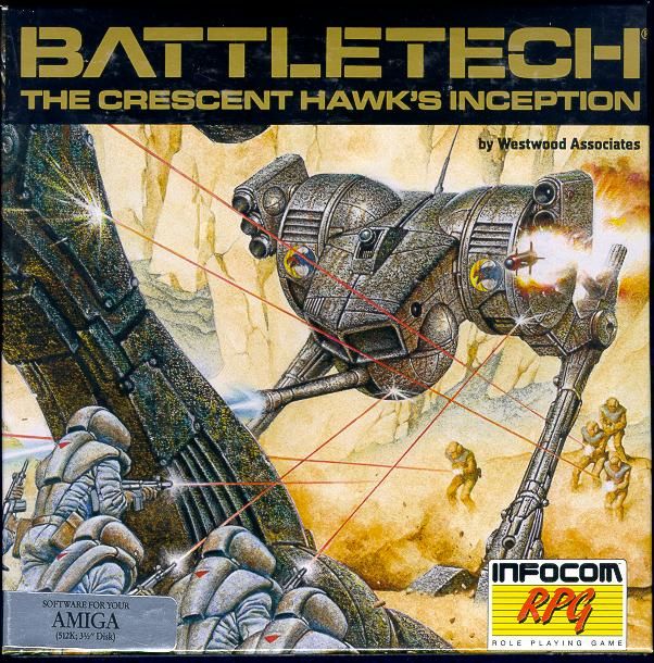 BattleTech: The Crescent Hawk&#x27;s Inception Amiga Front Cover