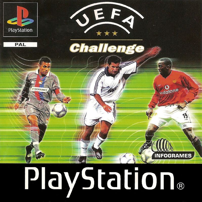 UEFA Challenge PlayStation Front Cover
