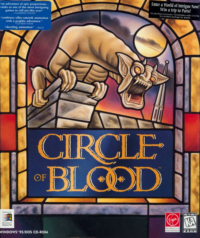 Circle of Blood DOS Front Cover