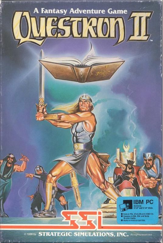 Questron II DOS Front Cover