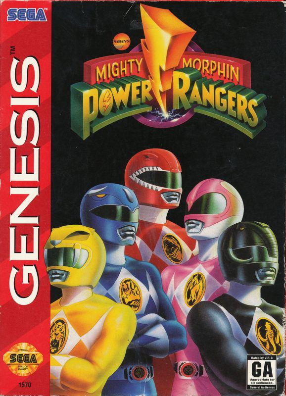 Mighty Morphin Power Rangers for Genesis (1994) - MobyGames