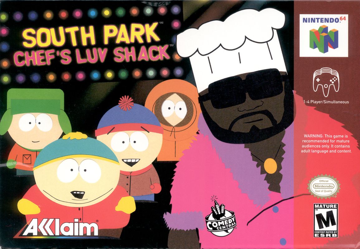 South Park Chef S Luv Shack For Nintendo 64 1999 Mobyrank Mobygames