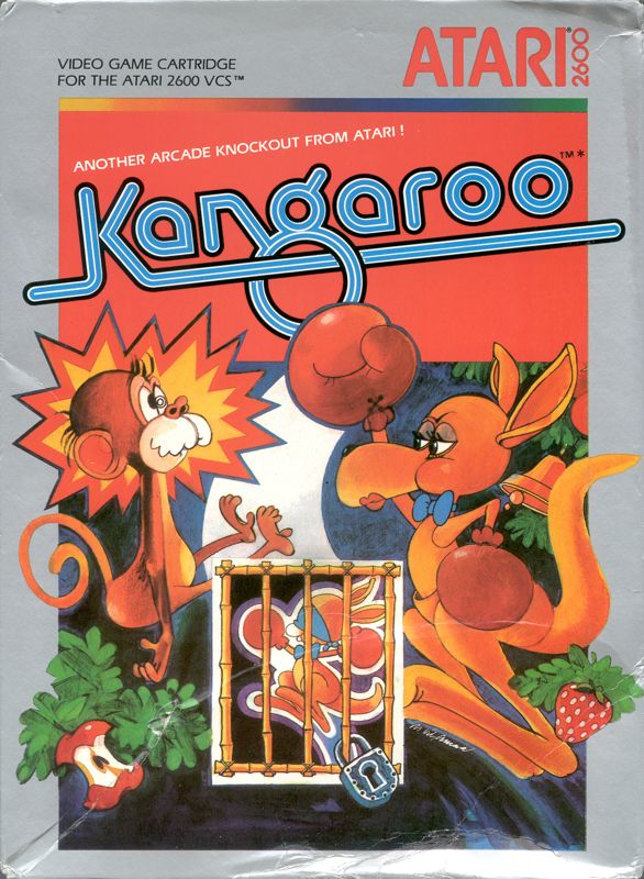Kangaroo Atari 2600 Front Cover