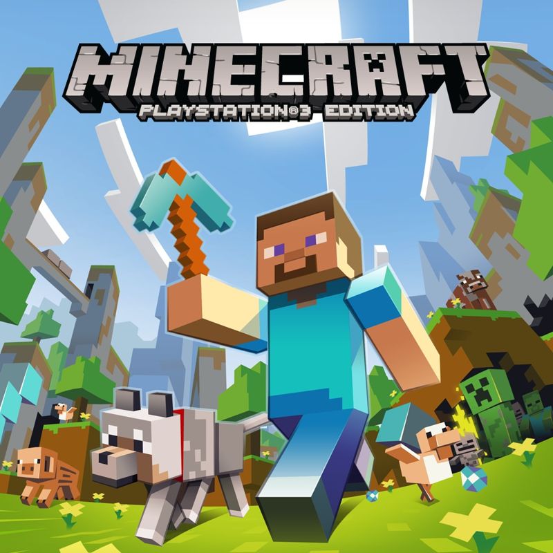 Minecraft: Xbox 360 Edition (2013) PlayStation 3 box cover 