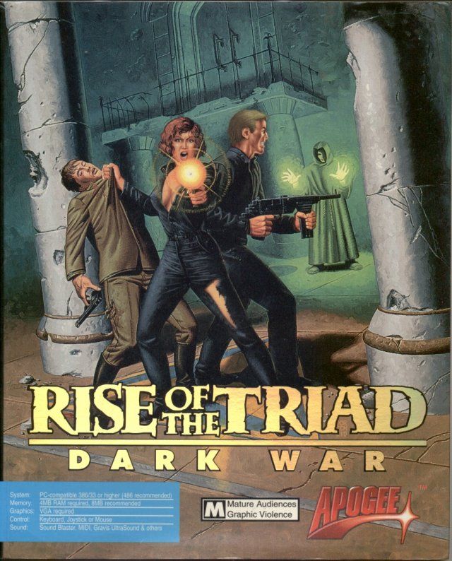 Rise of the Triad: Dark War DOS Front Cover