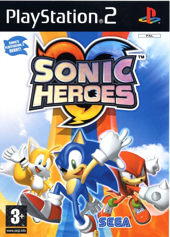 Sonic Heroes (2003) PlayStation 2 box cover art - MobyGames