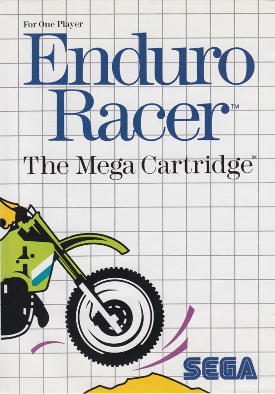 Enduro Racer SEGA Master System Front Cover