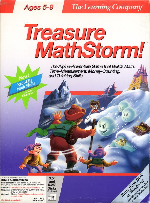 Treasure MathStorm! for DOS (1992) - MobyGames