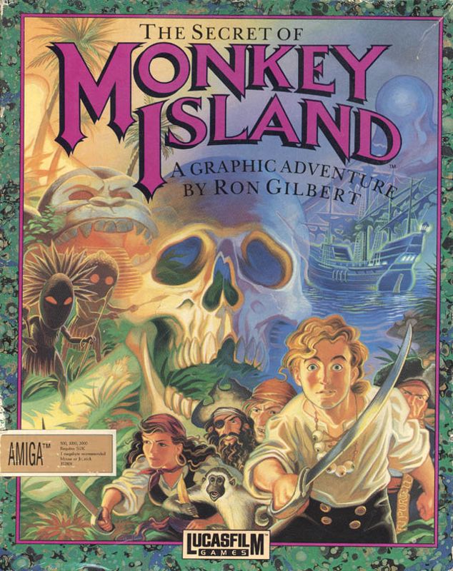 The Secret of Monkey Island Amiga Front Cover