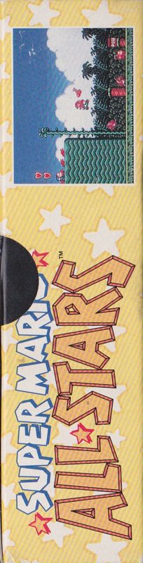 Super Mario All-Stars SNES Spine/Sides Right