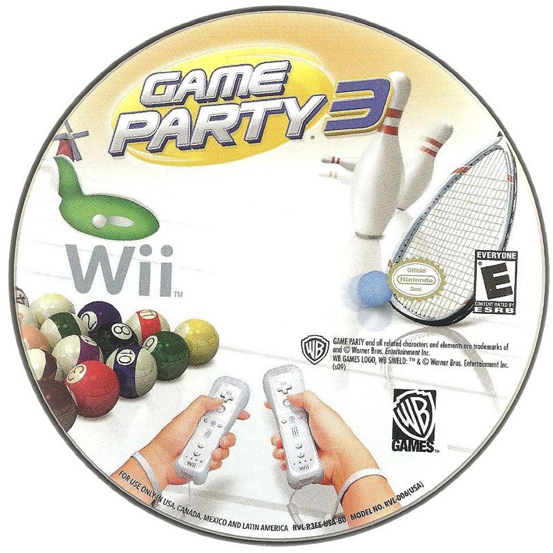 Daughter Recently medley Game Party 3 (2009) Wii box cover art - MobyGames
