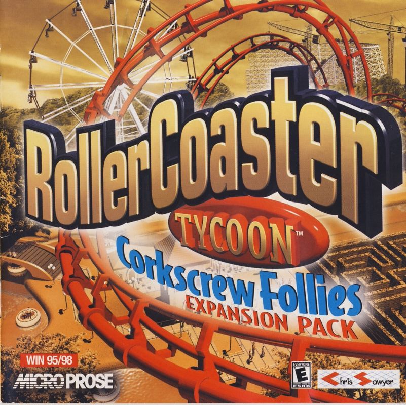 RollerCoaster Tycoon: Gold Edition (2000) Windows box cover art - MobyGames
