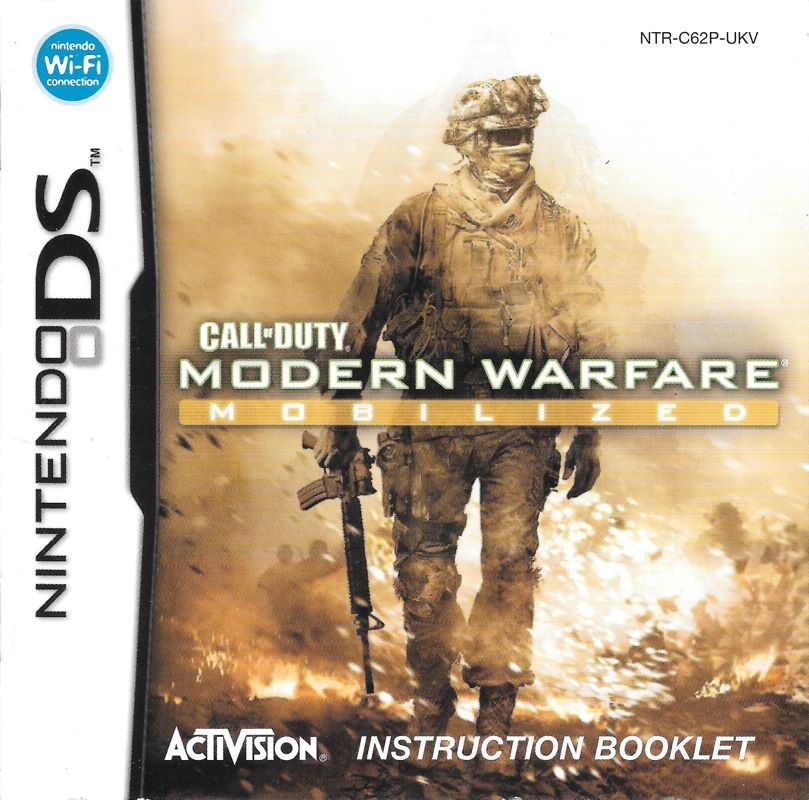 Call Of Duty Modern Warfare Mobilized 09 Nintendo Ds Box Cover Art Mobygames
