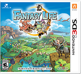 Fantasy Life Nintendo 3DS Front Cover