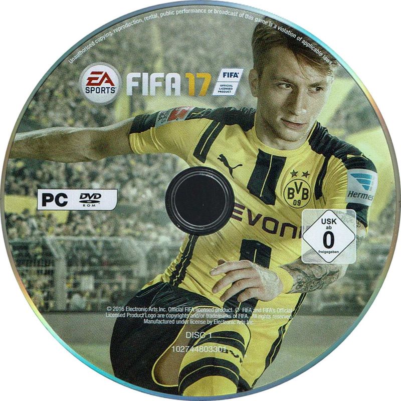FIFA 17 (2016) box cover art - MobyGames