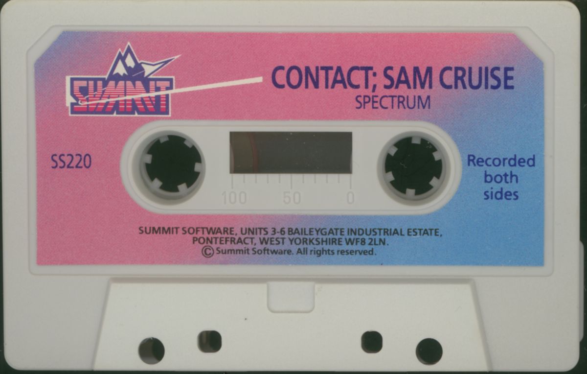 Contact Sam Cruise ZX Spectrum Media