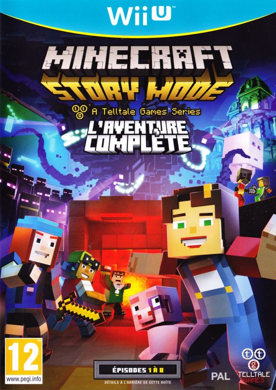 Minecraft Story Mode The Complete Adventure 16 Wii U Box Cover Art Mobygames
