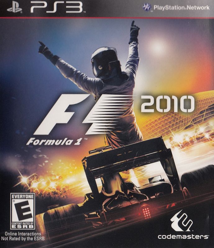 F1 2010 PlayStation 3 Front Cover