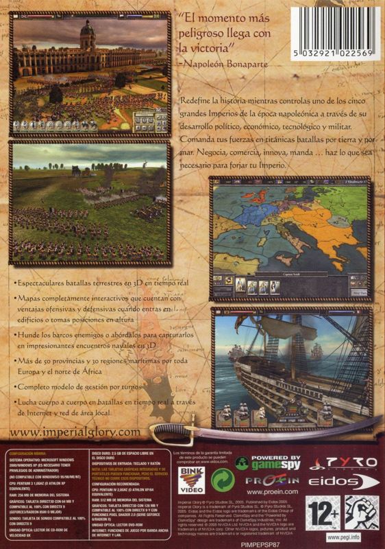 Imperial Glory (2005) box cover art - MobyGames