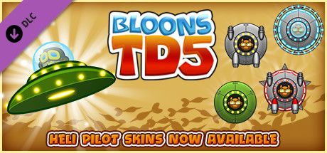 Bloons Td 5 Ufo Heli Pilot Skin 2018 Box Cover Art Mobygames