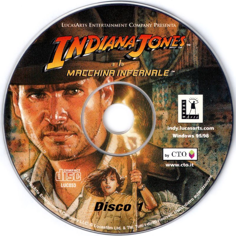 Indiana Jones and the Infernal Machine (1999) box cover art - MobyGames