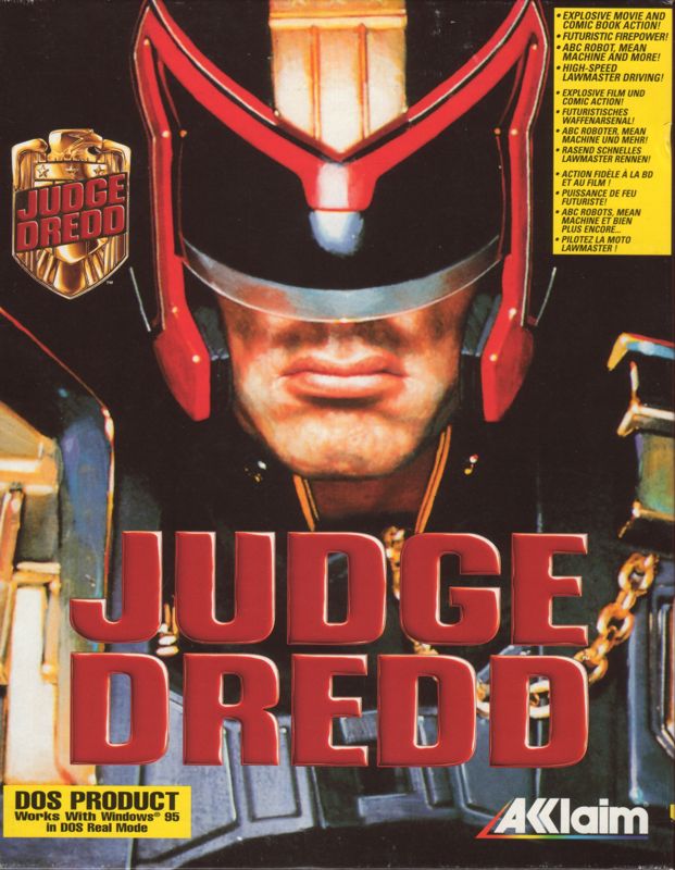 Judge Dredd (1995) box cover art - MobyGames