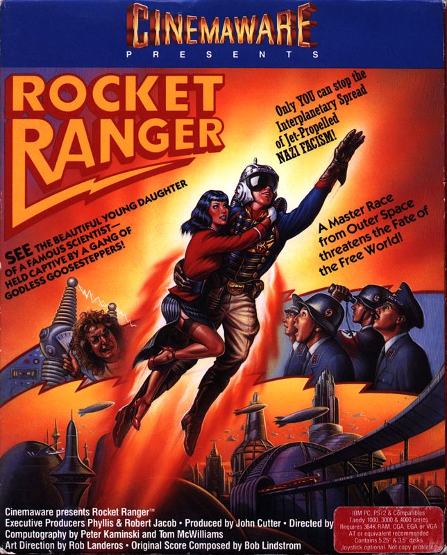 Rocket Ranger DOS Front Cover