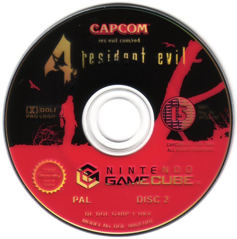 Resident evil 4 gamecube disc 1 and 2