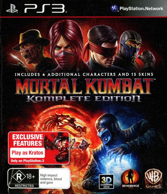 dramatic documentary Civilize Mortal Kombat: Komplete Edition for PlayStation 3 (2012) - MobyGames