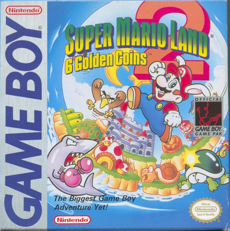 Super Mario Land 2: 6 Golden Coins GameBoy ROM Game