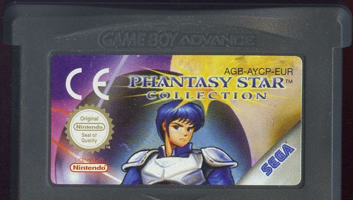 Phantasy Star Collection (2002) Game Boy Advance box cover art 