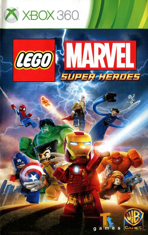 Lego Marvel Super Heroes 2013 Xbox 360 Box Cover Art Mobygames