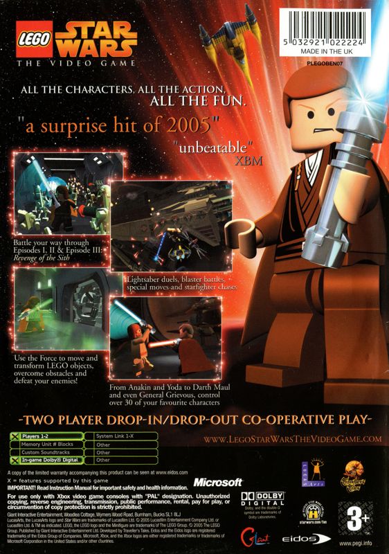 lego star wars the video game xbox
