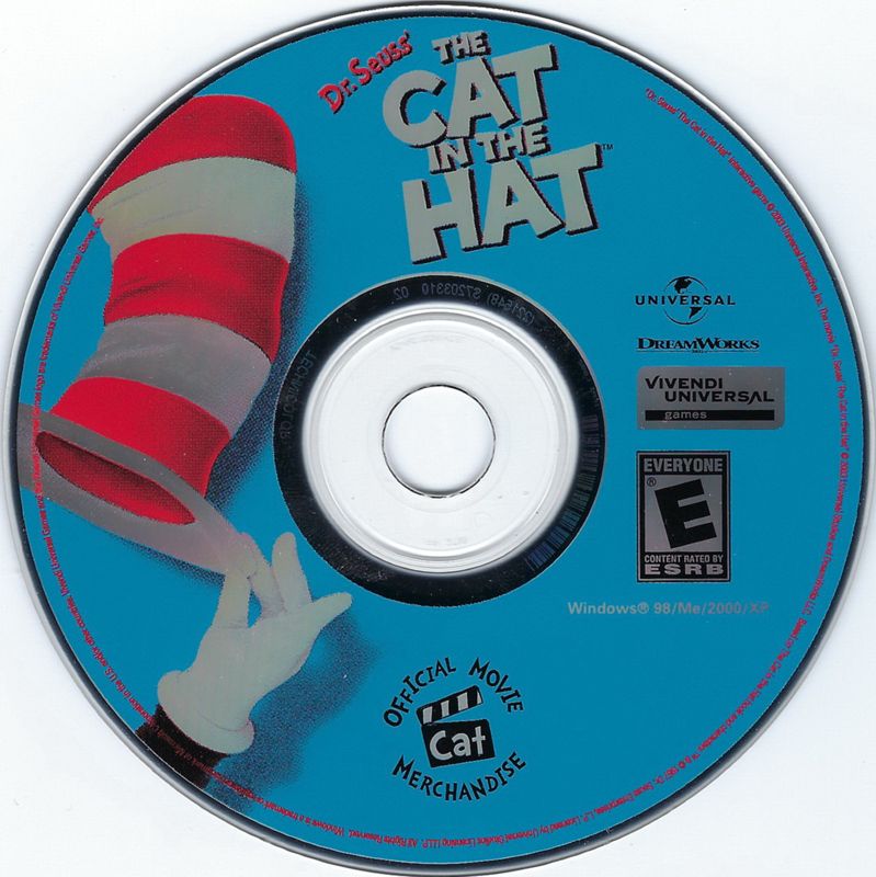 Dr Seuss The Cat In The Hat 2003 Playstation 2 Box Cover