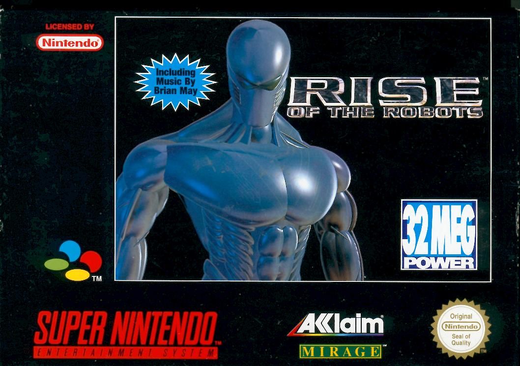 Rise of the Robots SNES Front Cover