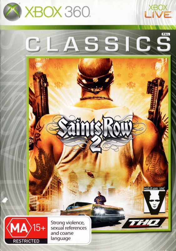 Saints Row 2 (2008) box cover art MobyGames