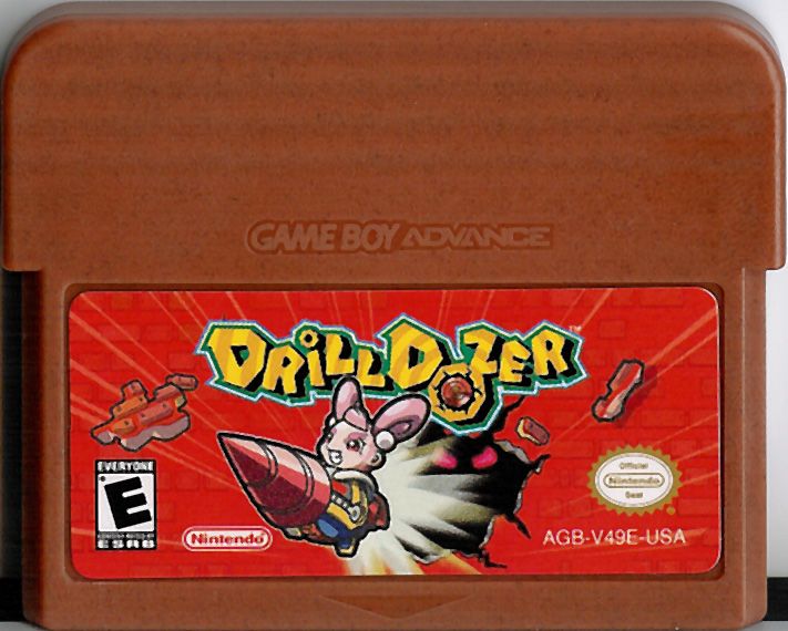 Drill Dozer (2005) Game Boy Advance box cover art - MobyGames