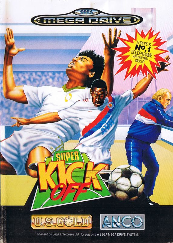 Super Kick Off Genesis Front Cover