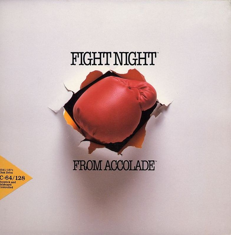 Fight Night Commodore 64 Front Cover