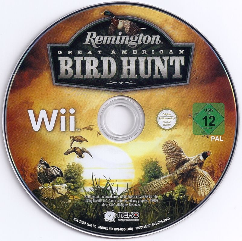 Remington: Great American Bird Hunt (2010) Wii box cover art 