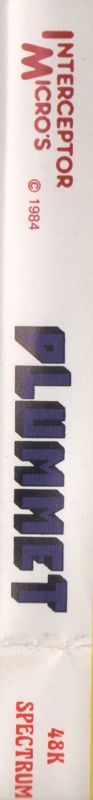 Plummet ZX Spectrum Spine/Sides